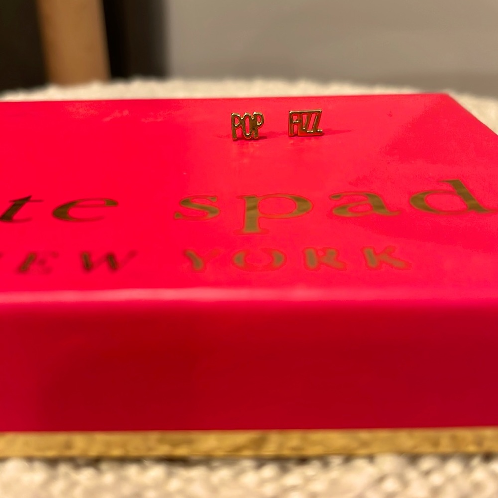 Kate Spade novelty POP FIZZ earrings